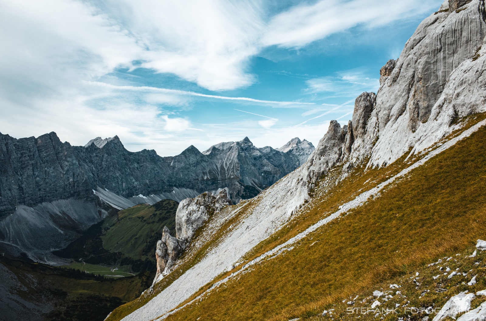 Blick zu den Laliderer Wänden
